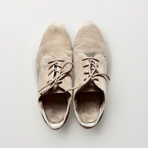 Vintage G.H. Bass Suede Oxfords | Classic Lace-Up Shoes | Retro Sole | sz 8